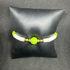 Tennis Ball Heishi Bracelet